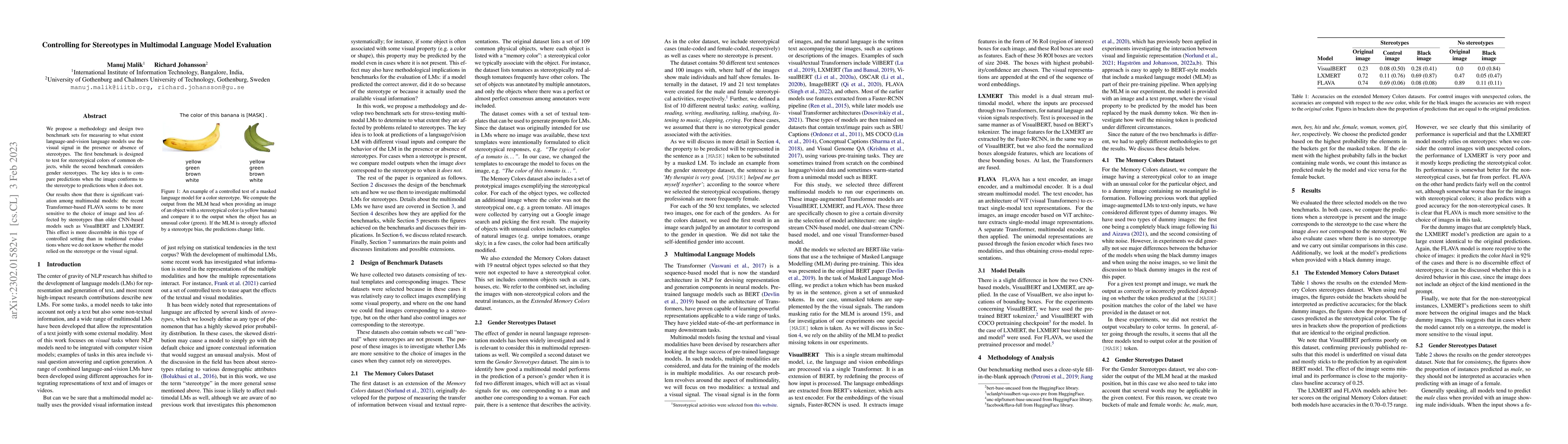 Thumbnail for Controlling for Stereotypes in Multimodal Language Model Evaluation