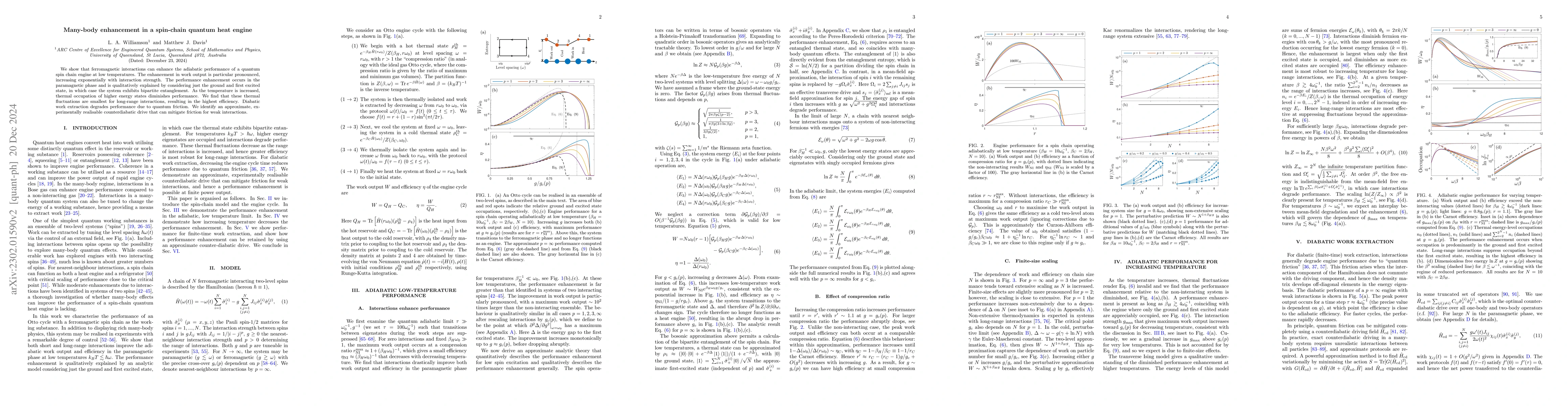 Thumbnail for Many-body enhancement in a spin-chain quantum heat engine