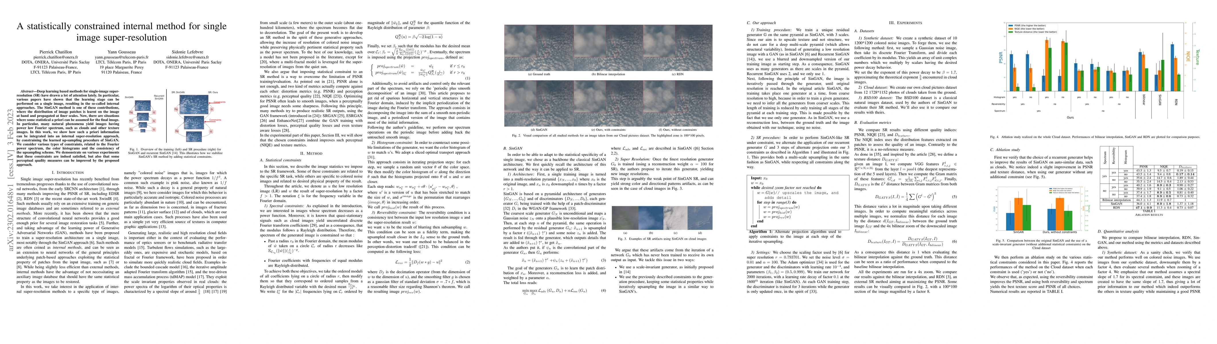 Thumbnail for A statistically constrained internal method for single image
  super-resolution