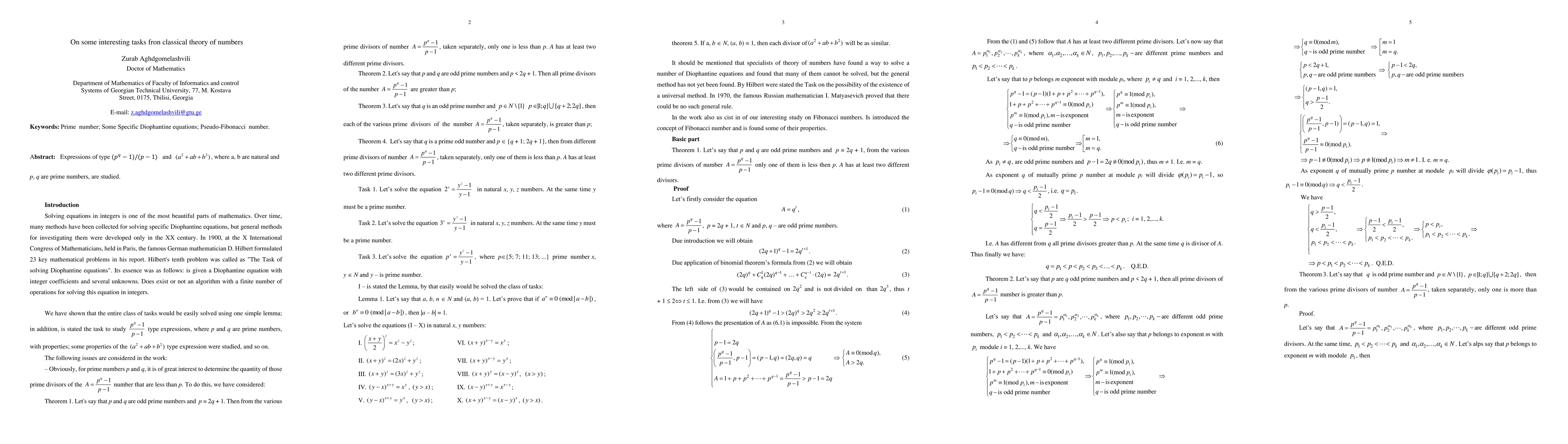 Thumbnail for On some interesting tasks from classical theory of numbers