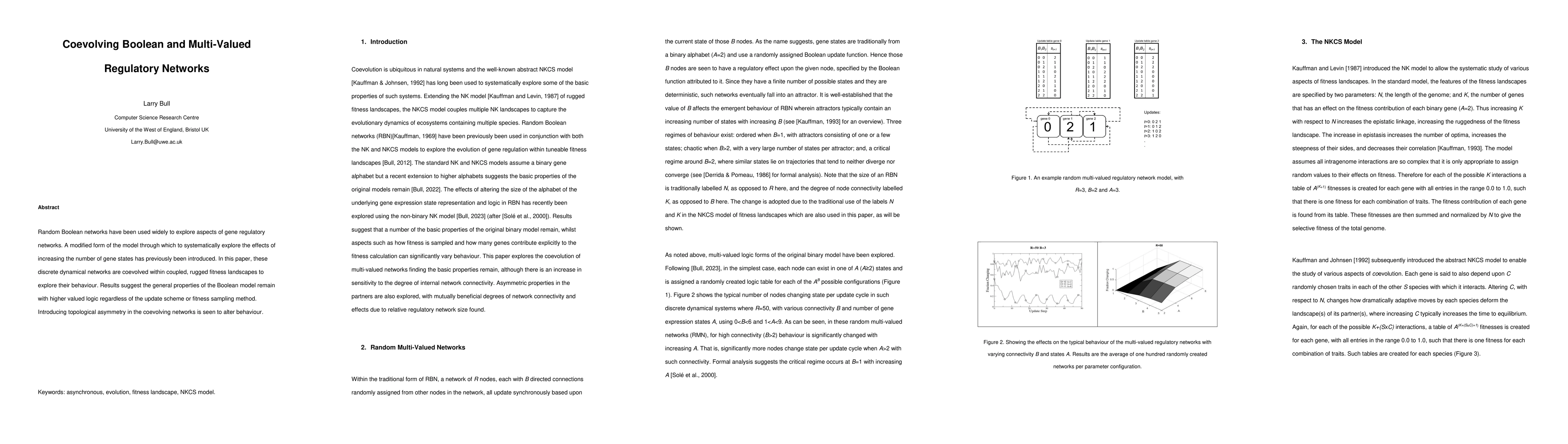 Thumbnail for Coevolving Boolean and Multi-Valued Regulatory Networks