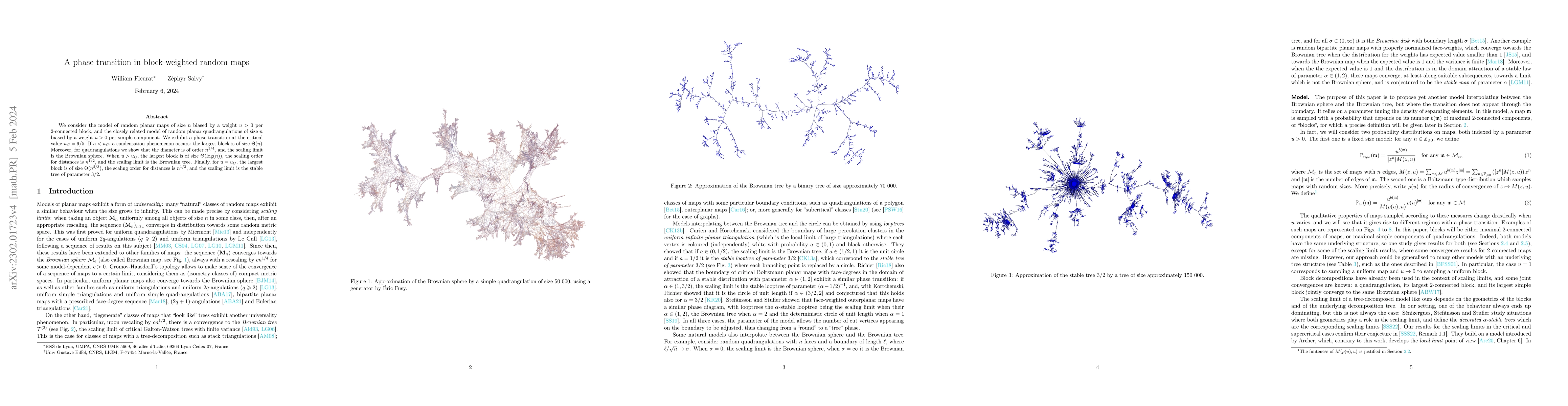 Thumbnail for A phase transition in block-weighted random maps