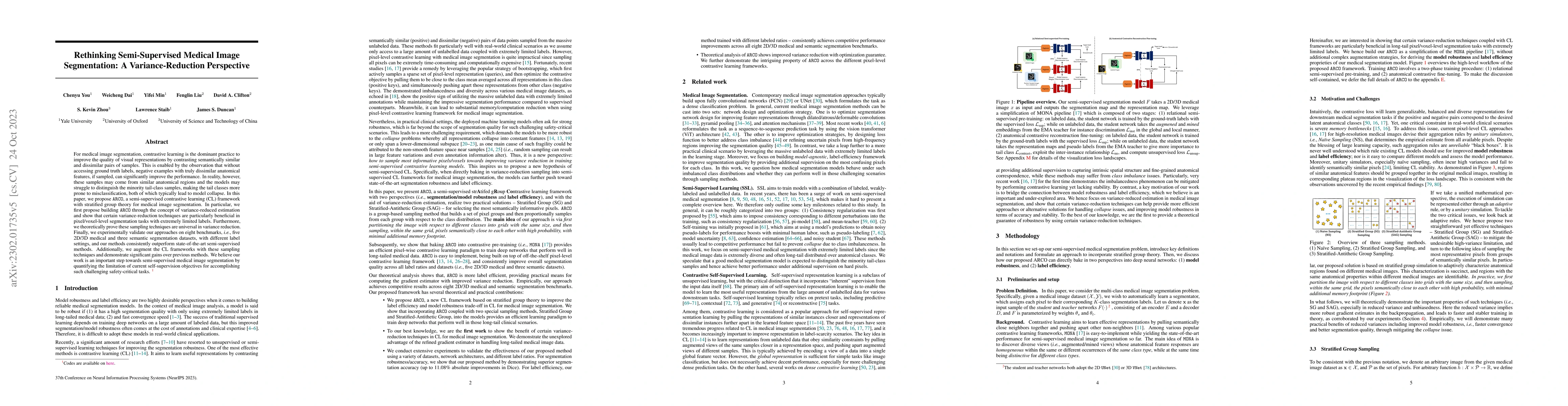 Thumbnail for Rethinking Semi-Supervised Medical Image Segmentation: A
  Variance-Reduction Perspective