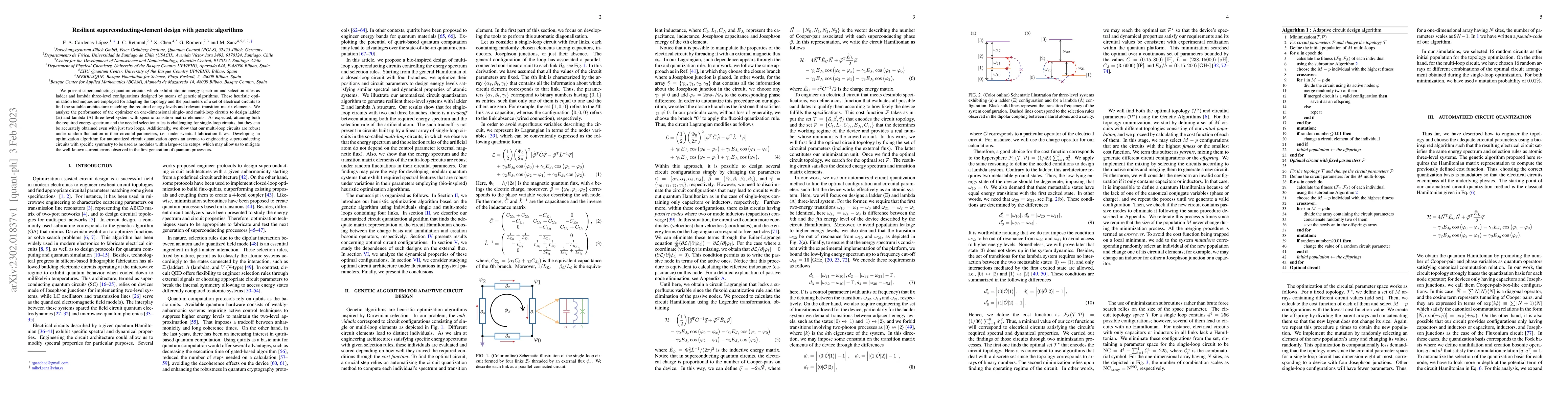 Thumbnail for Resilient superconducting-element design with genetic algorithms