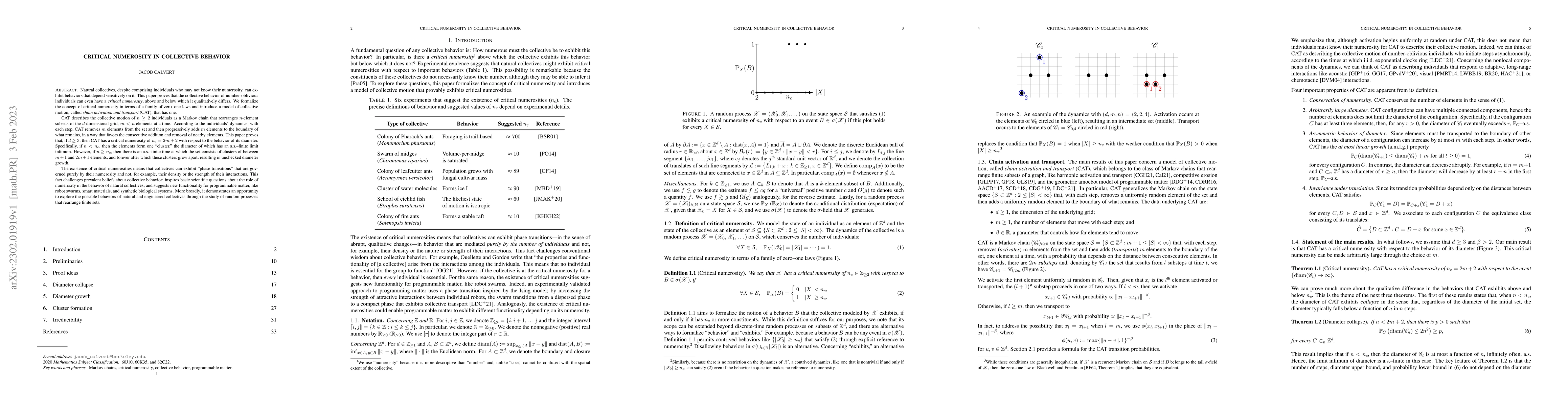 Thumbnail for Critical numerosity in collective behavior