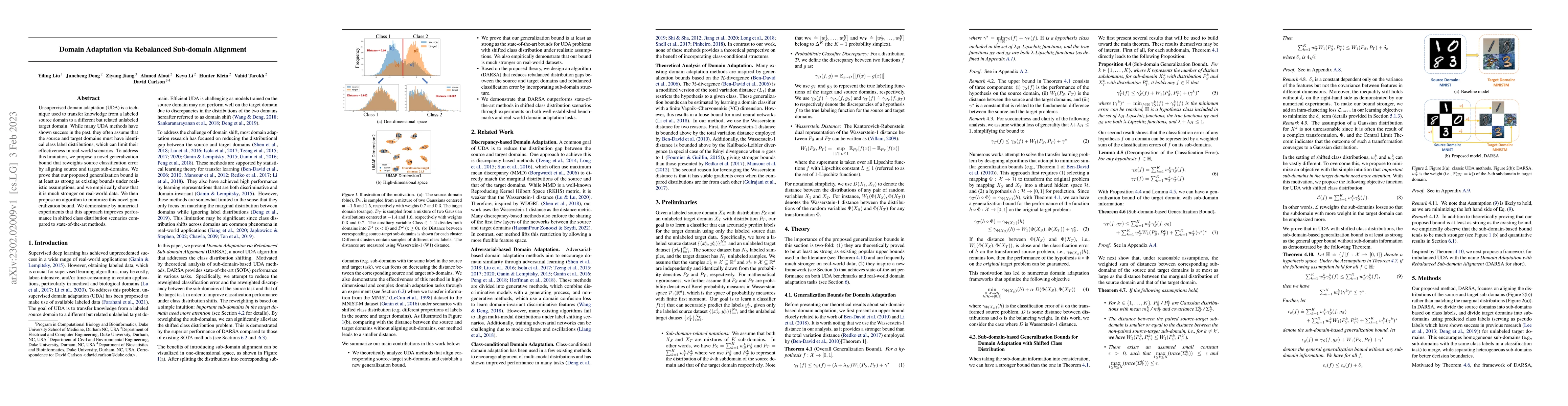 Thumbnail for Domain Adaptation via Rebalanced Sub-domain Alignment