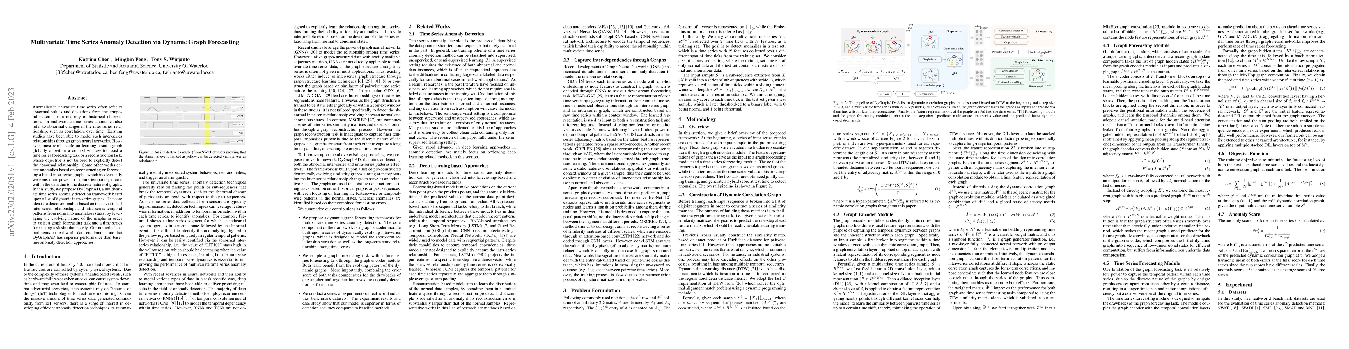 Thumbnail for Multivariate Time Series Anomaly Detection via Dynamic Graph Forecasting