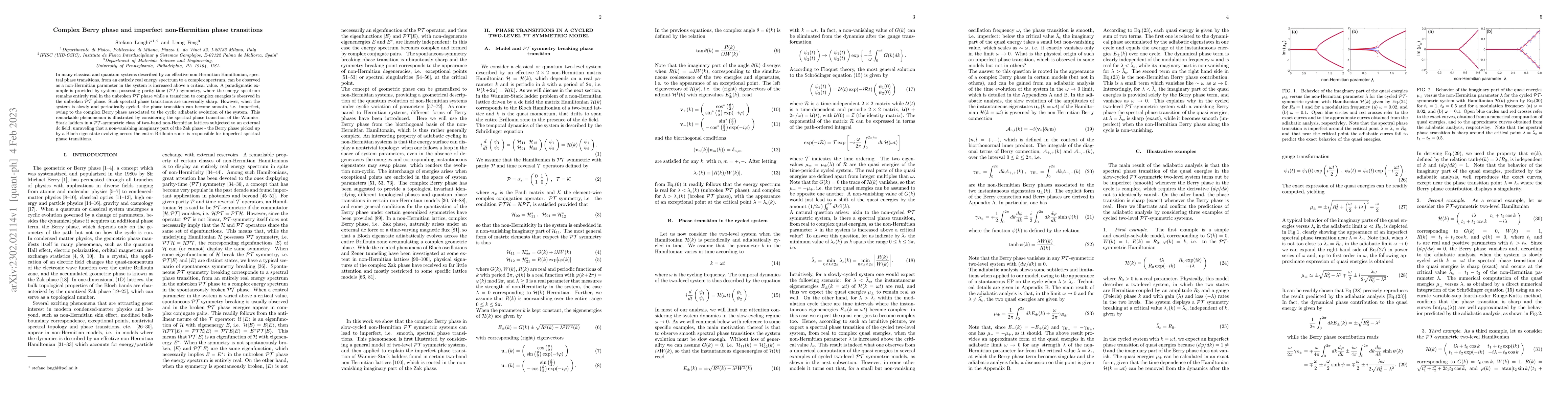 Thumbnail for Complex Berry phase and imperfect non-Hermitian phase transitions