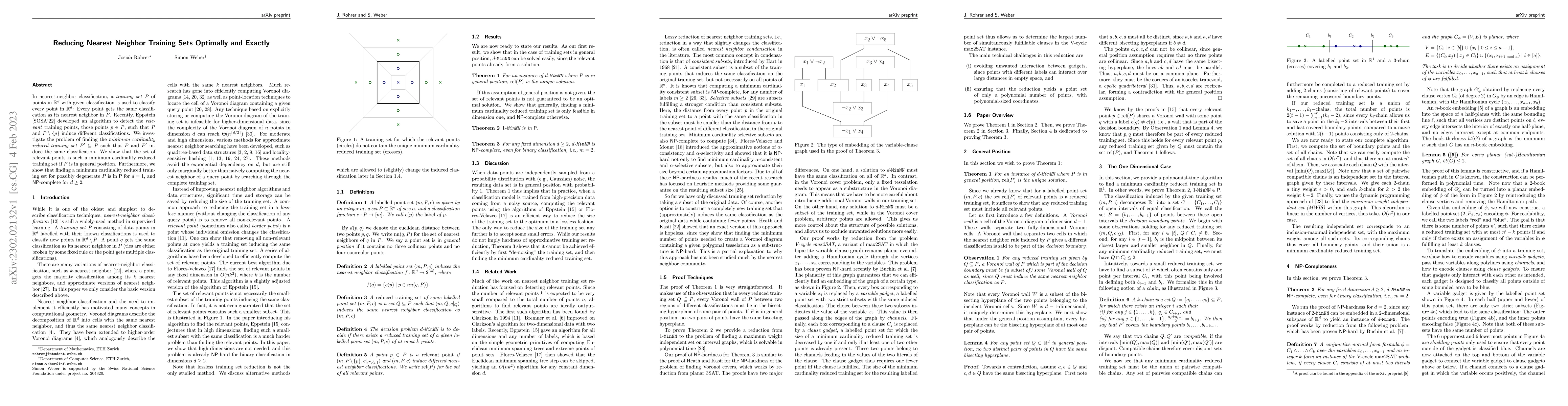 Thumbnail for Reducing Nearest Neighbor Training Sets Optimally and Exactly