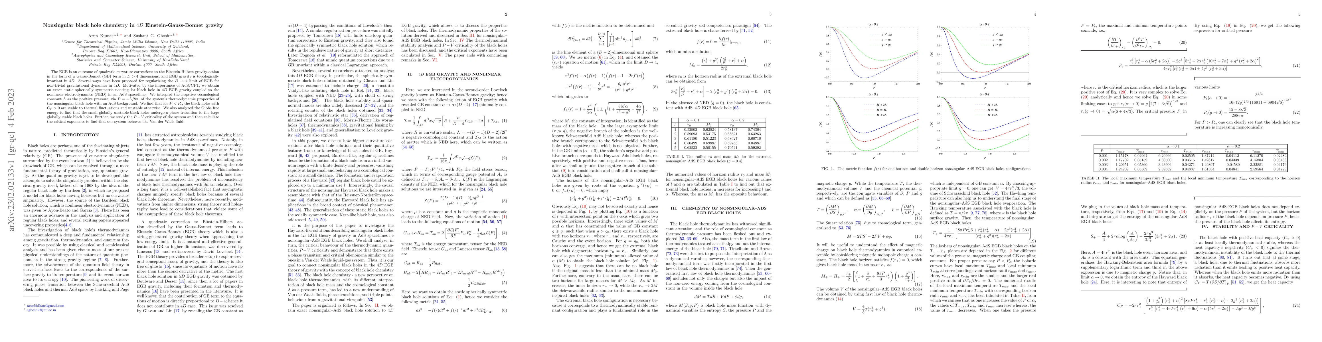 Thumbnail for Nonsingular black hole chemistry in $4D$ Einstein-Gauss-Bonnet gravity