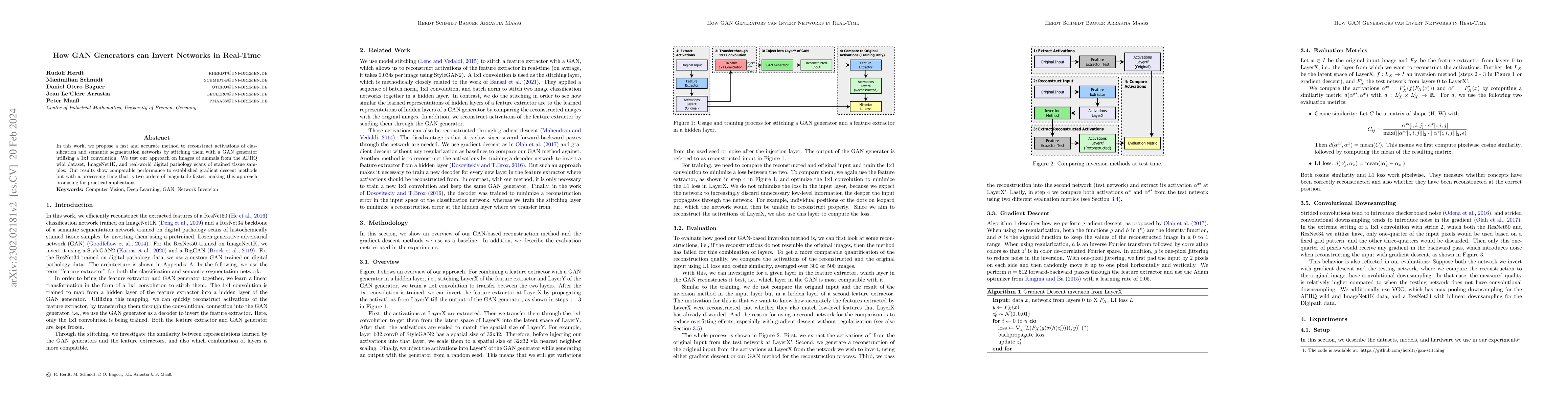 Thumbnail for Model Stitching and Visualization How GAN Generators can Invert Networks
  in Real-Time