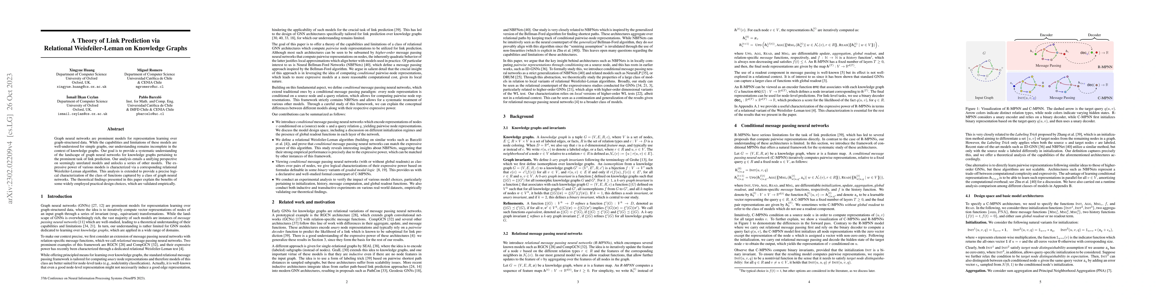 Thumbnail for A Theory of Link Prediction via Relational Weisfeiler-Leman on Knowledge
  Graphs