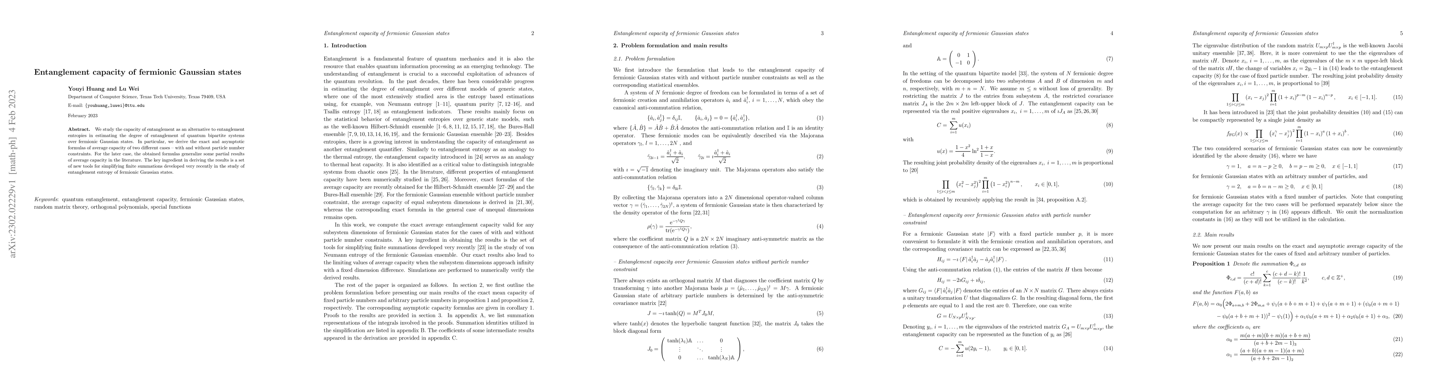 Thumbnail for Entanglement capacity of fermionic Gaussian states