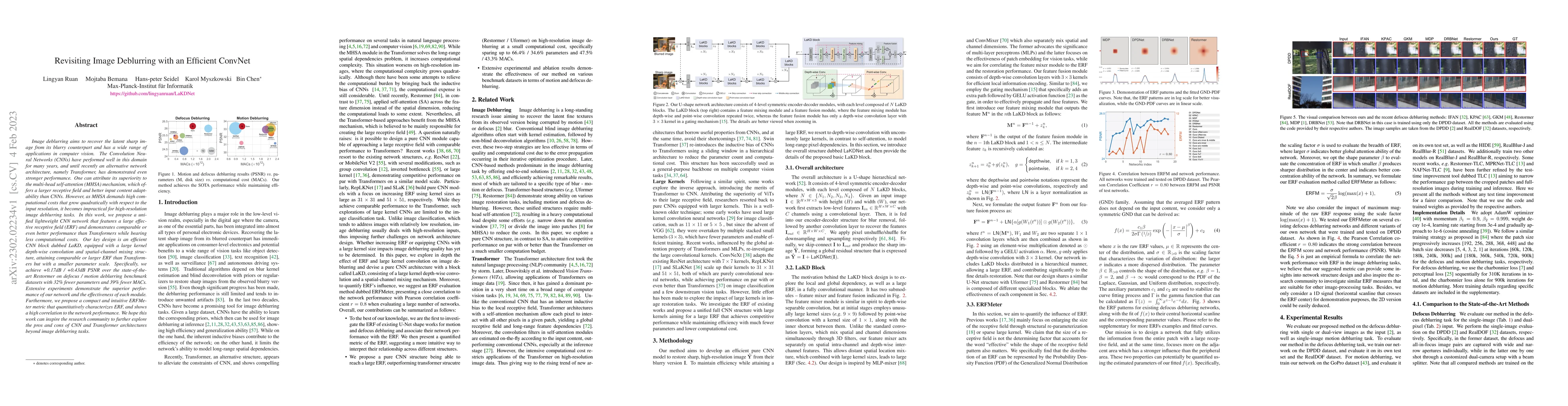 Thumbnail for Revisiting Image Deblurring with an Efficient ConvNet