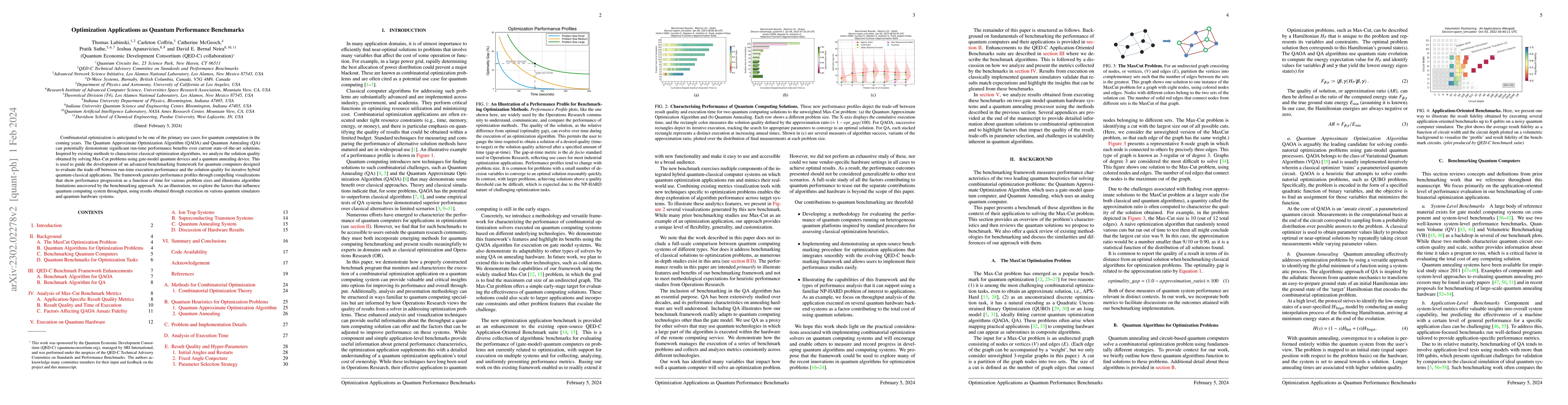 Thumbnail for Optimization Applications as Quantum Performance Benchmarks