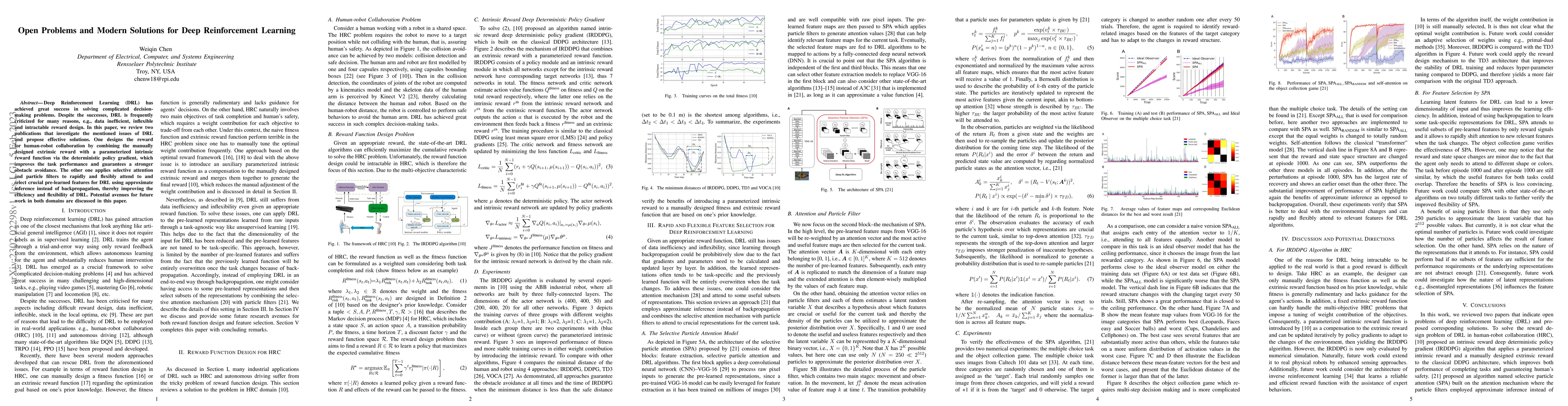 Thumbnail for Open Problems and Modern Solutions for Deep Reinforcement Learning