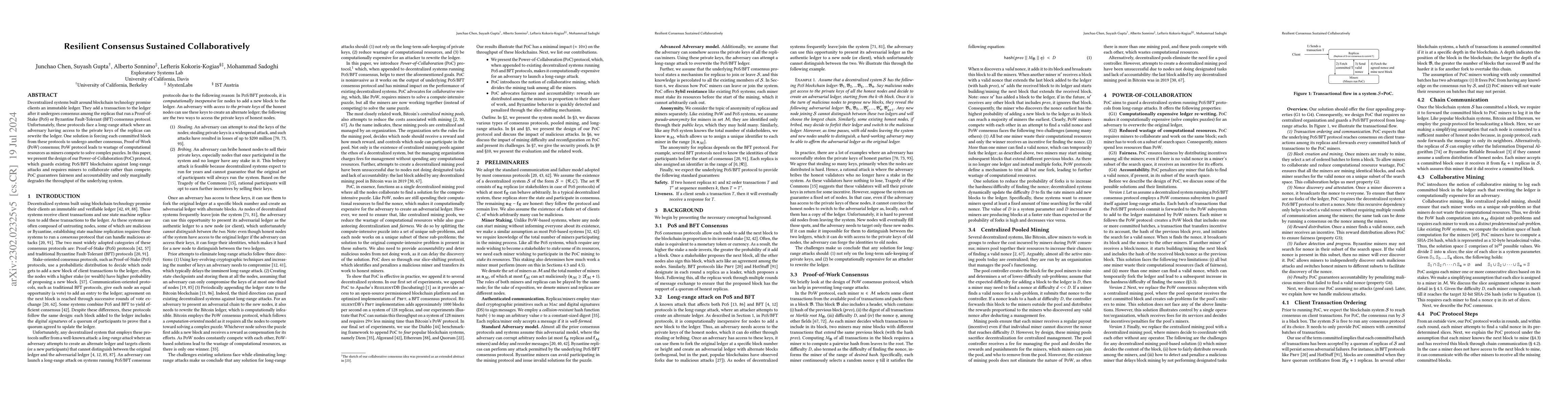 Thumbnail for Resilient Consensus Sustained Collaboratively