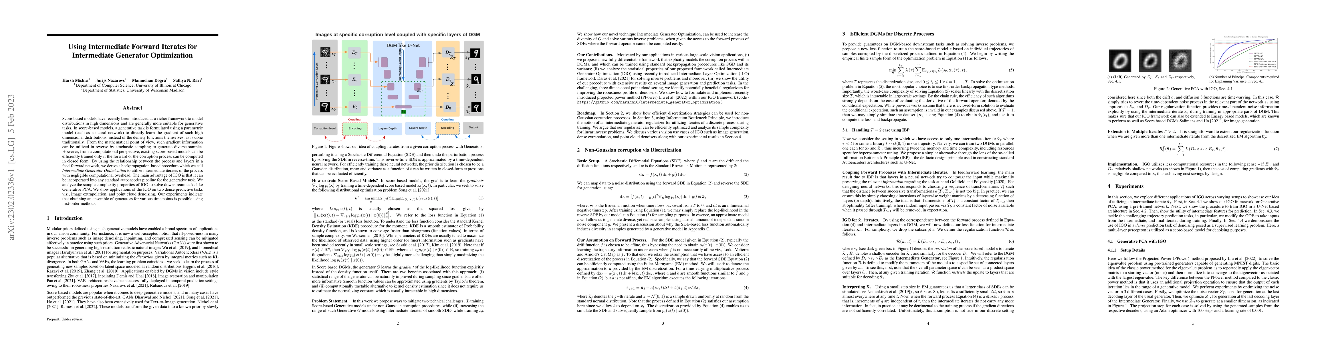 Thumbnail for Using Intermediate Forward Iterates for Intermediate Generator
  Optimization