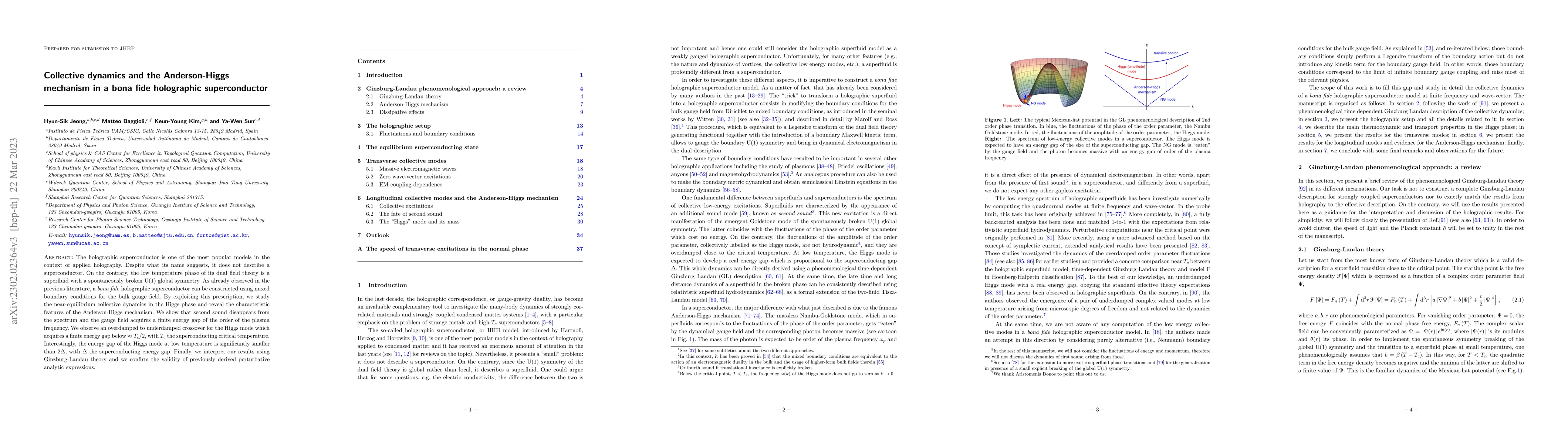Thumbnail for Collective dynamics and the Anderson-Higgs mechanism in a bona fide
  holographic superconductor