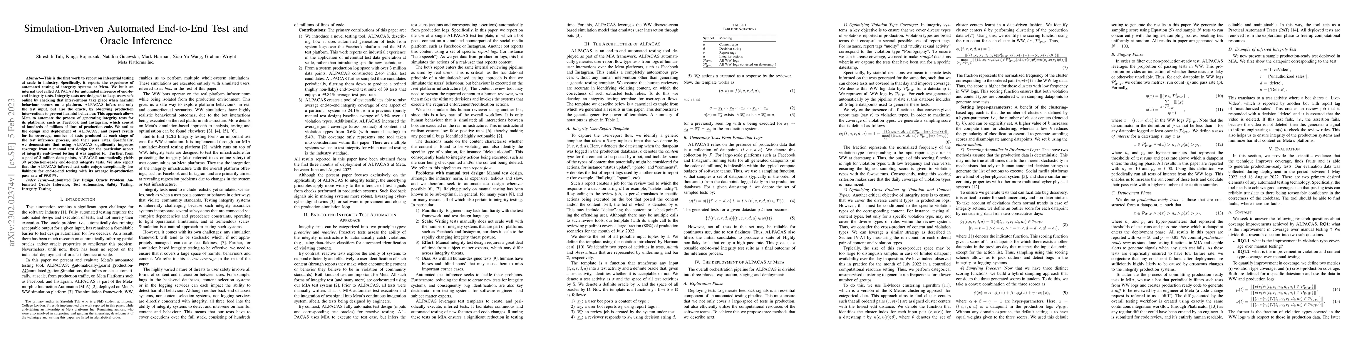 Thumbnail for Simulation-Driven Automated End-to-End Test and Oracle Inference