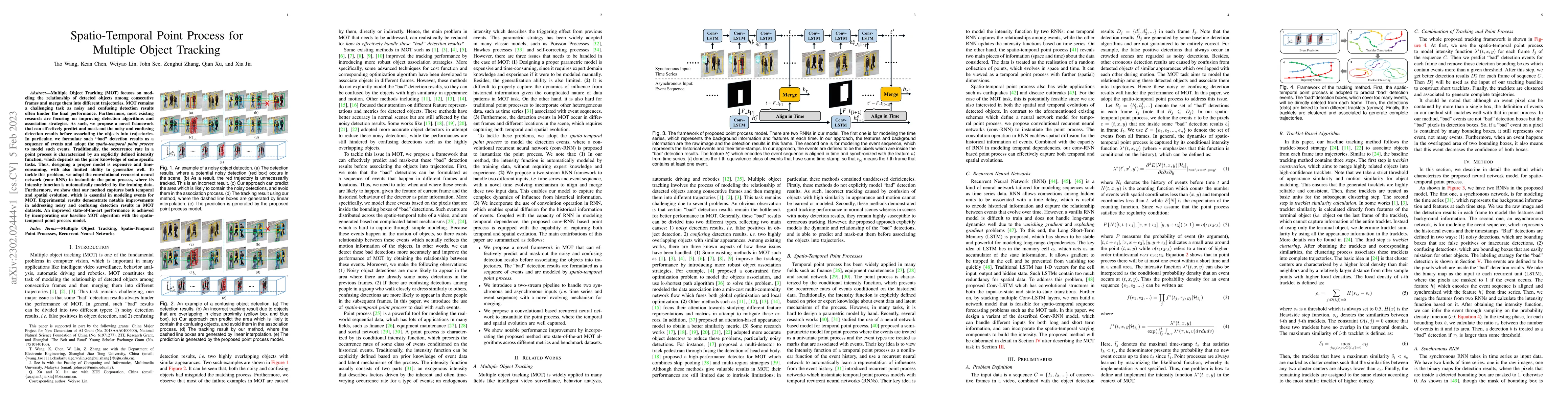 Thumbnail for Spatio-Temporal Point Process for Multiple Object Tracking