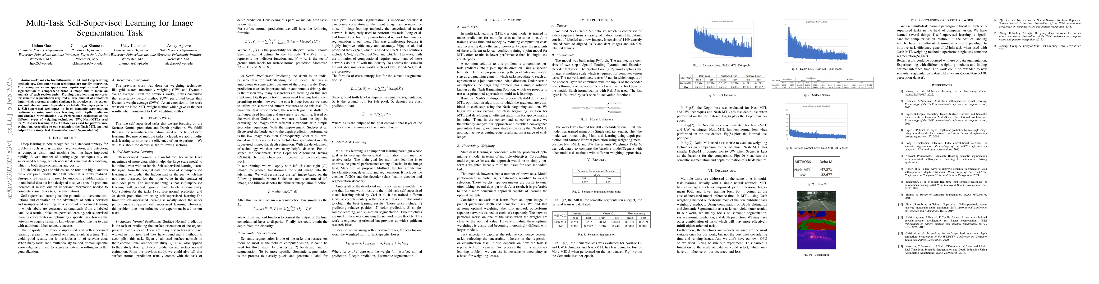 Thumbnail for Multi-Task Self-Supervised Learning for Image Segmentation Task