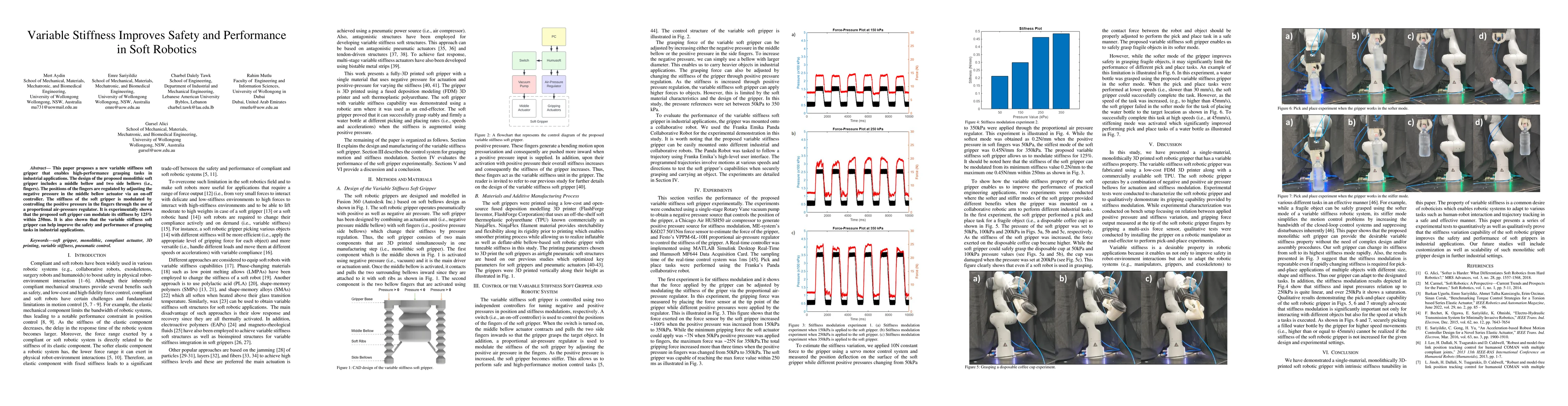 Thumbnail for Variable Stiffness Improves Safety and Performance in Soft Robotics