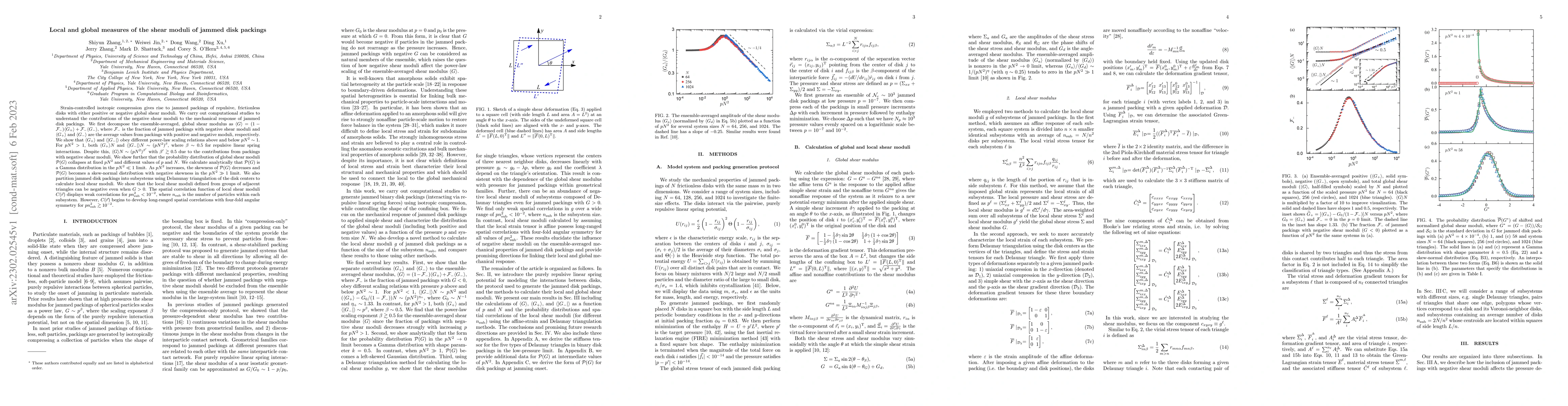 Thumbnail for Local and global measures of the shear moduli of jammed disk packings