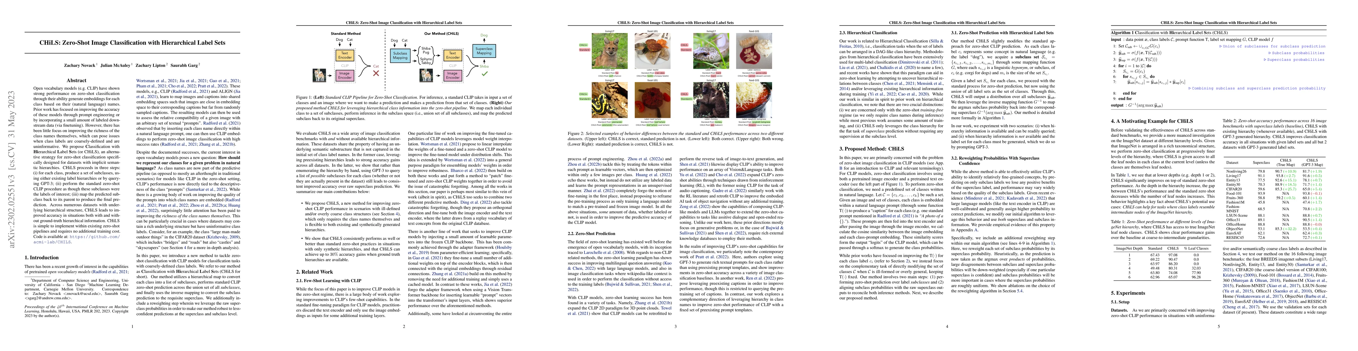 Thumbnail for CHiLS: Zero-Shot Image Classification with Hierarchical Label Sets