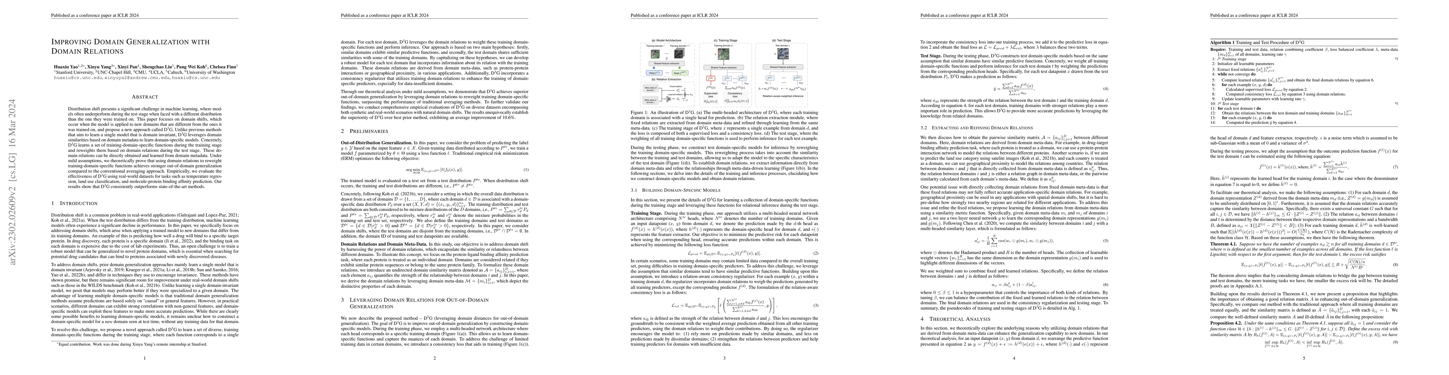 Thumbnail for Improving Domain Generalization with Domain Relations