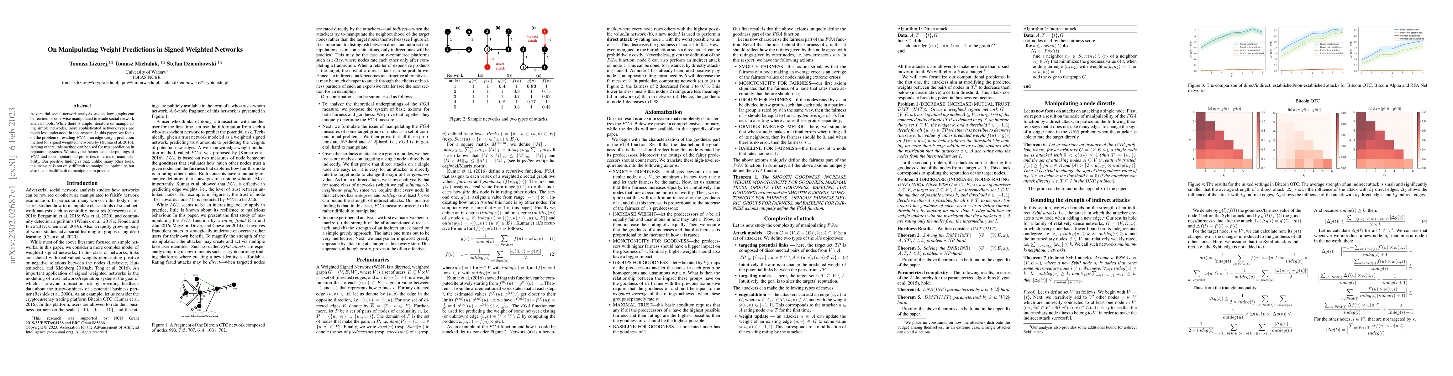 Thumbnail for On Manipulating Weight Predictions in Signed Weighted Networks