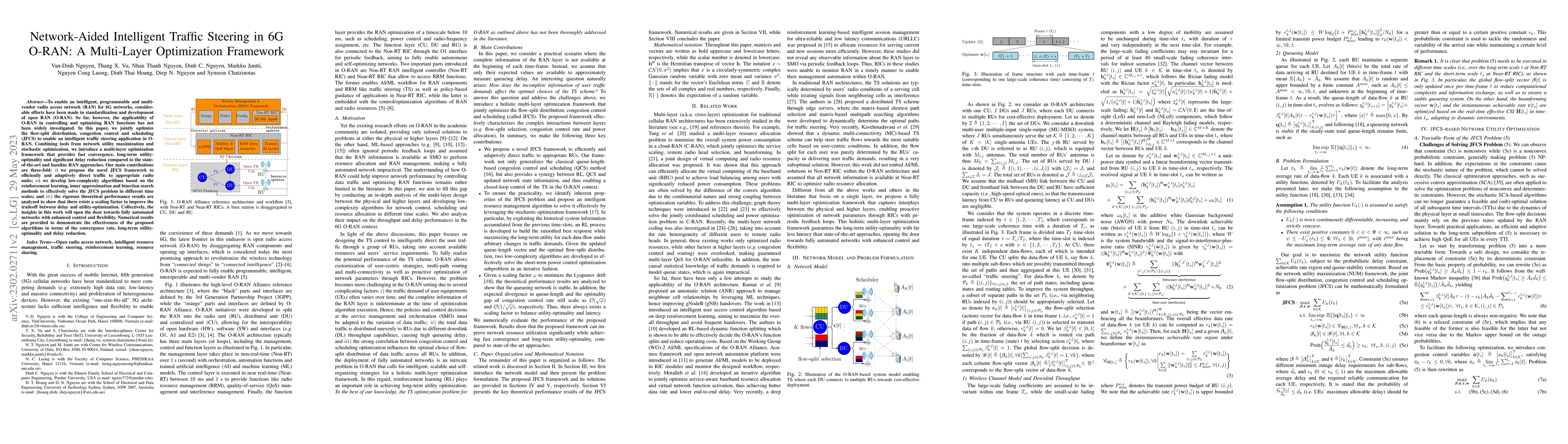Thumbnail for Network-Aided Intelligent Traffic Steering in 6G O-RAN: A Multi-Layer
  Optimization Framework