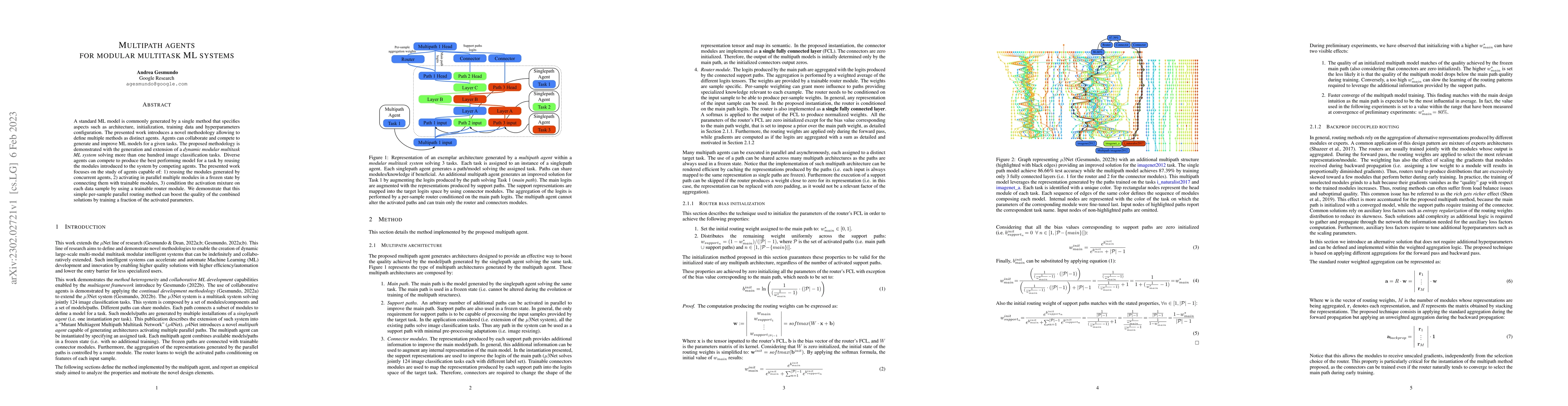 Thumbnail for Multipath agents for modular multitask ML systems
