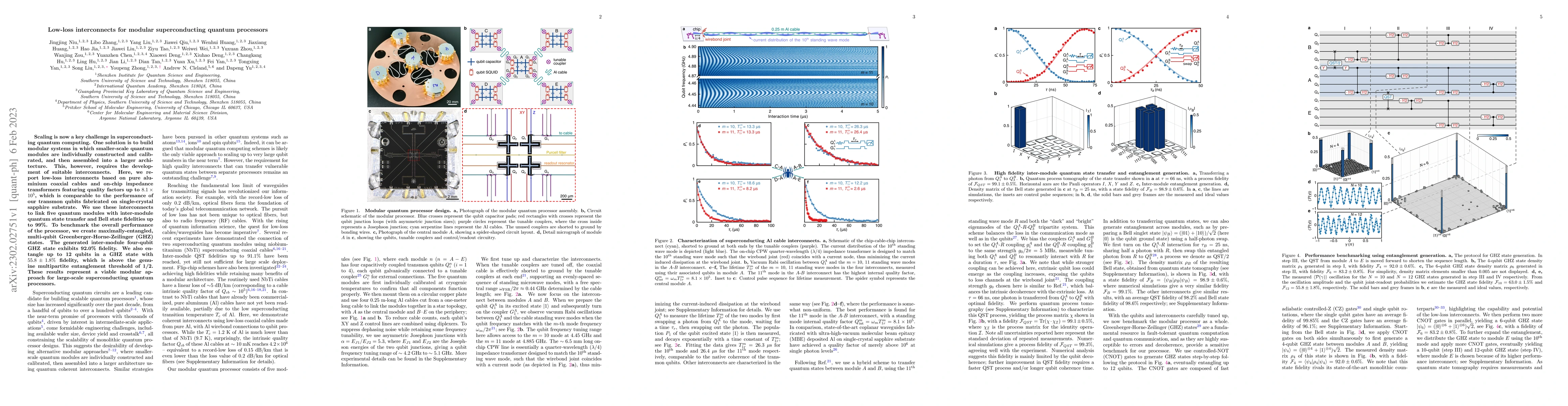 Thumbnail for Low-loss interconnects for modular superconducting quantum processors