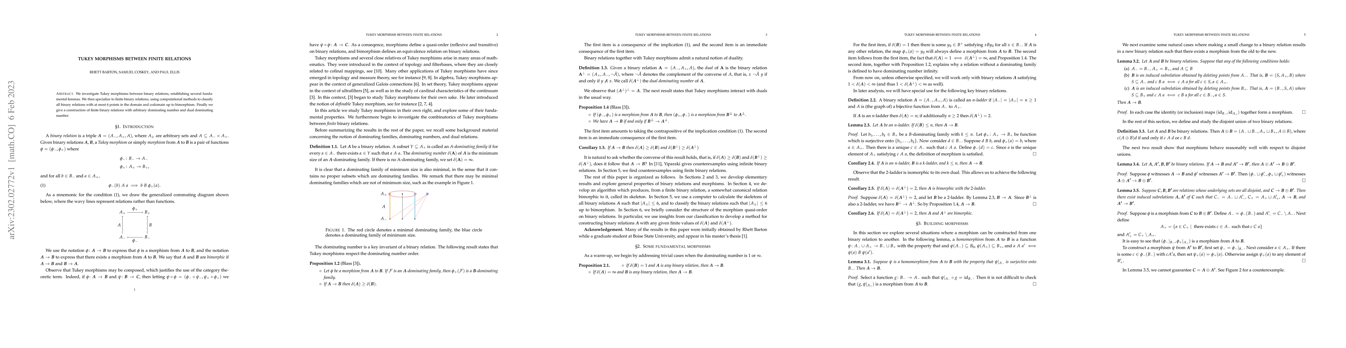 Thumbnail for Tukey morphisms between finite relations