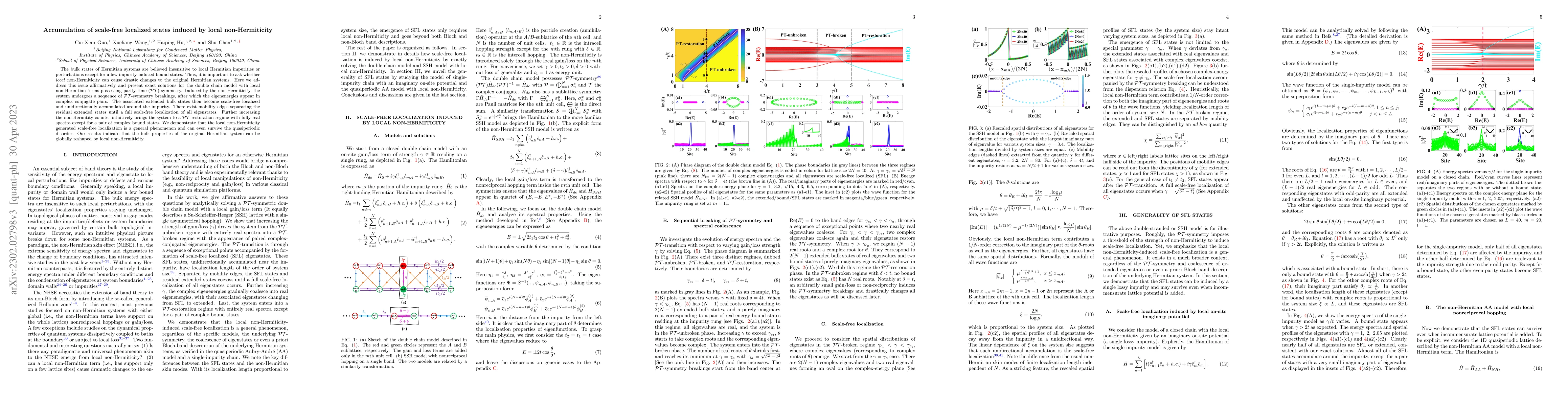 Thumbnail for Accumulation of scale-free localized states induced by local
  non-Hermiticity
