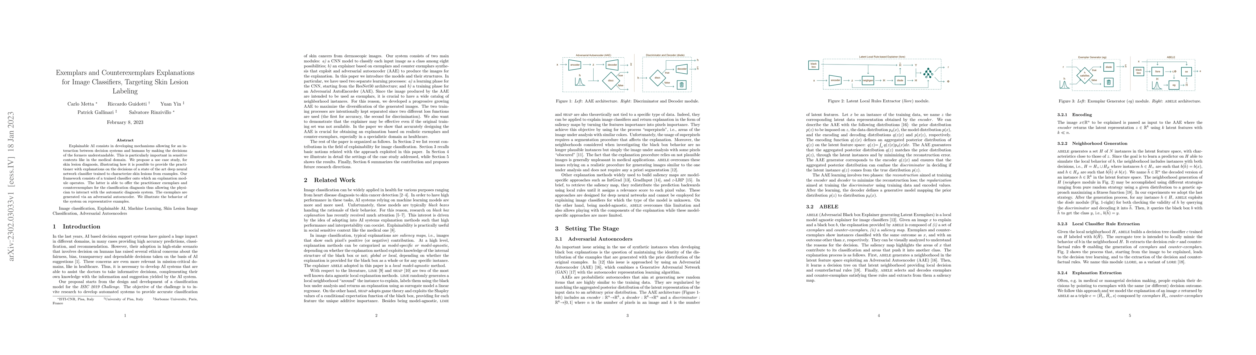 Thumbnail for Exemplars and Counterexemplars Explanations for Image Classifiers,
  Targeting Skin Lesion Labeling