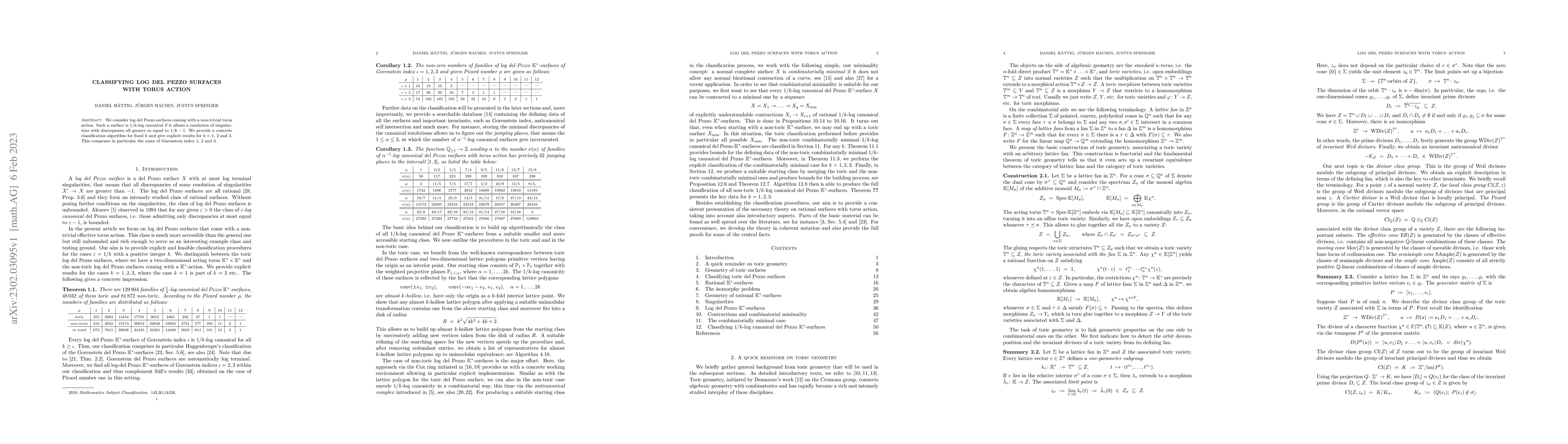 Thumbnail for Classifying log del Pezzo surfaces with torus action