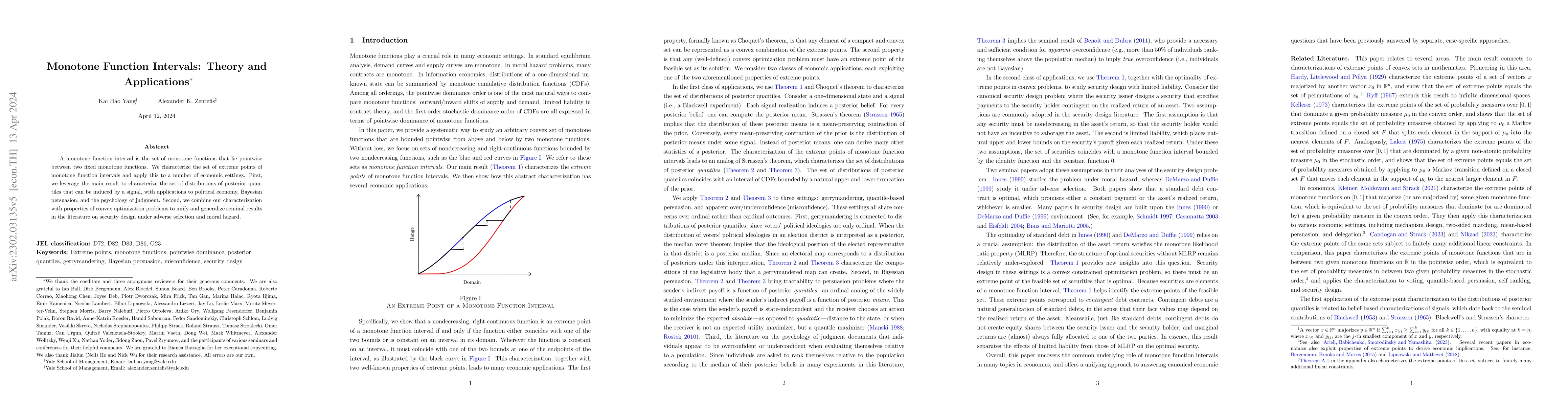 Thumbnail for Monotone Function Intervals: Theory and Applications
