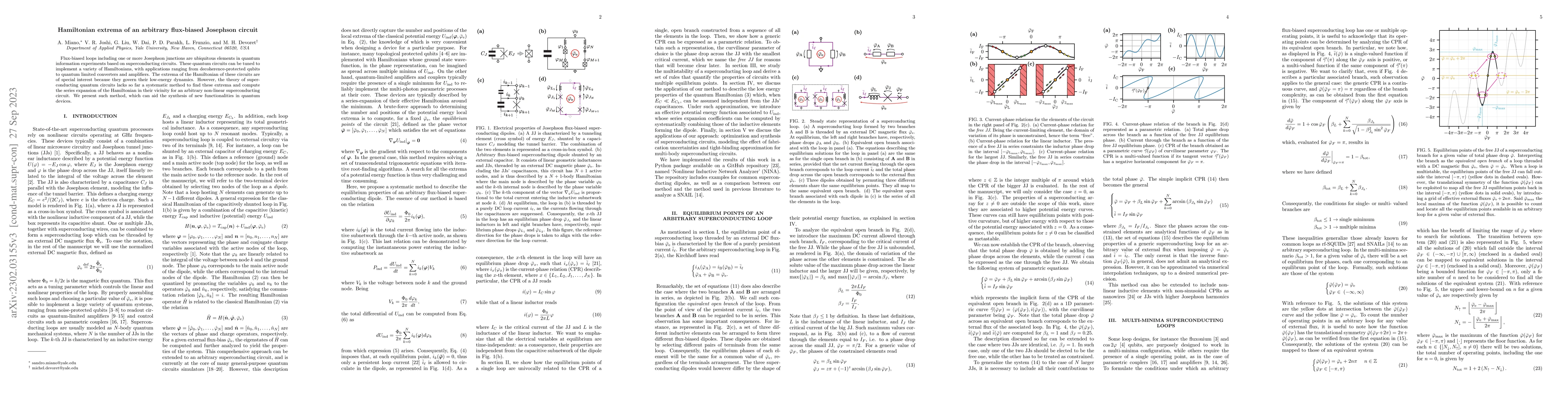 Thumbnail for Hamiltonian Extrema of an Arbitrary Flux-Biased Josephson Circuit