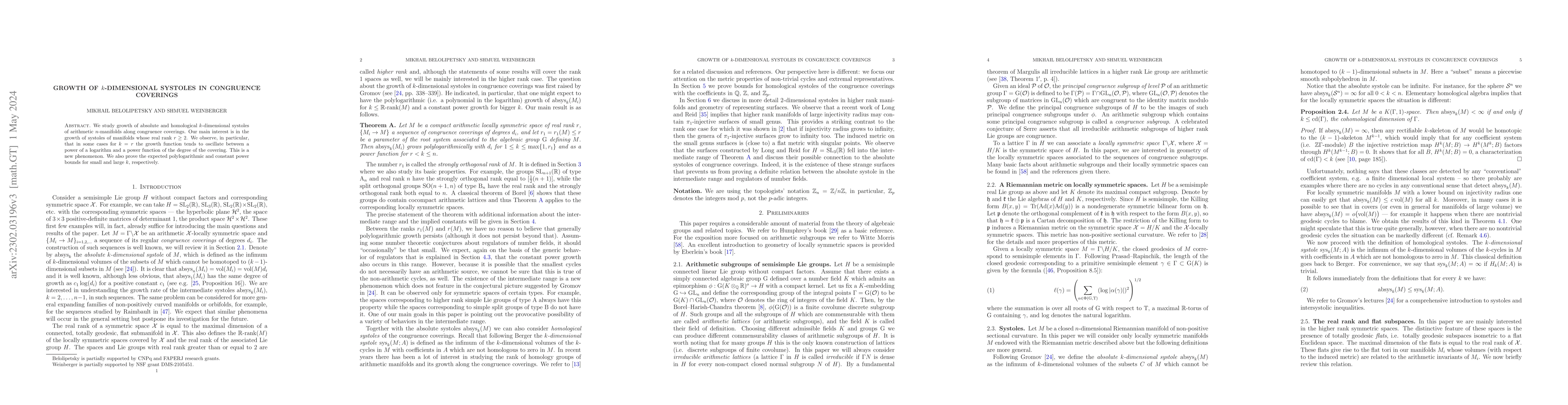 Thumbnail for Growth of k-dimensional systoles in congruence coverings