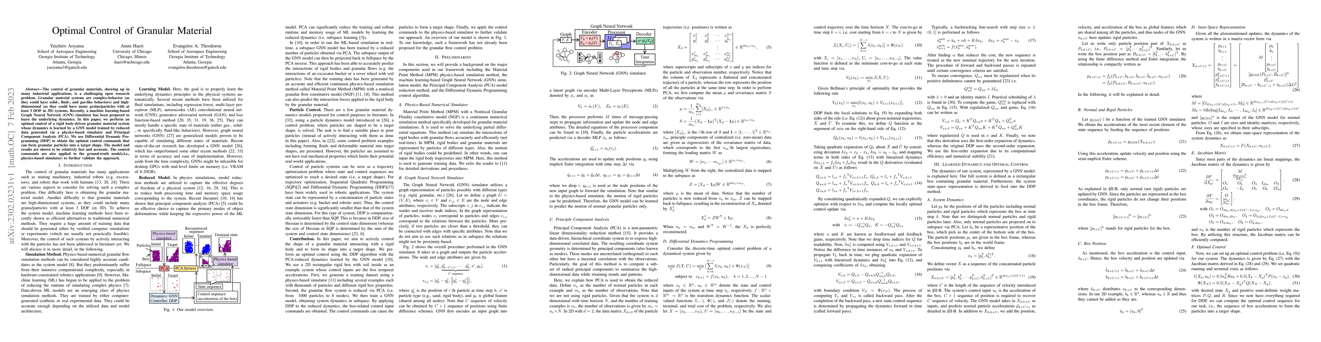Thumbnail for Optimal Control of Granular Material