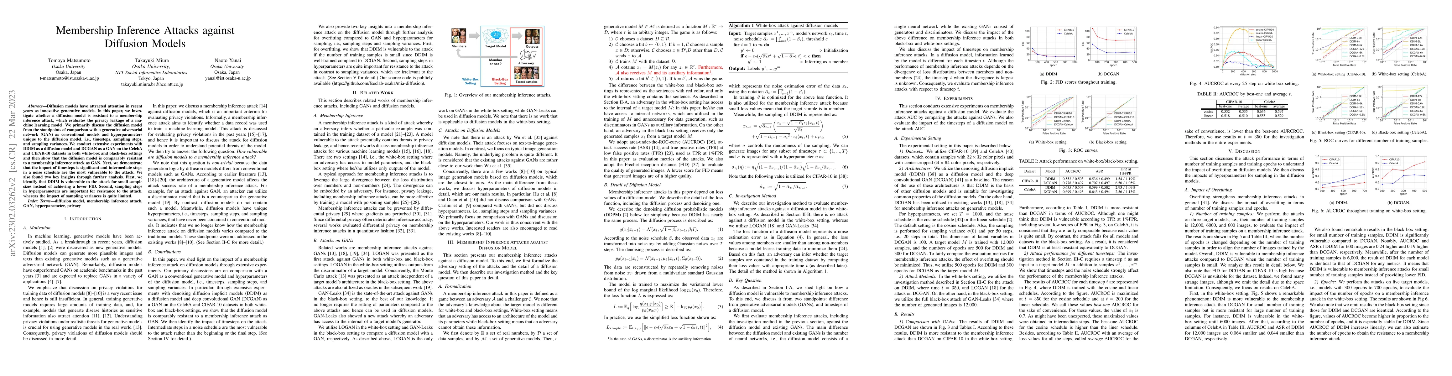 Thumbnail for Membership Inference Attacks against Diffusion Models