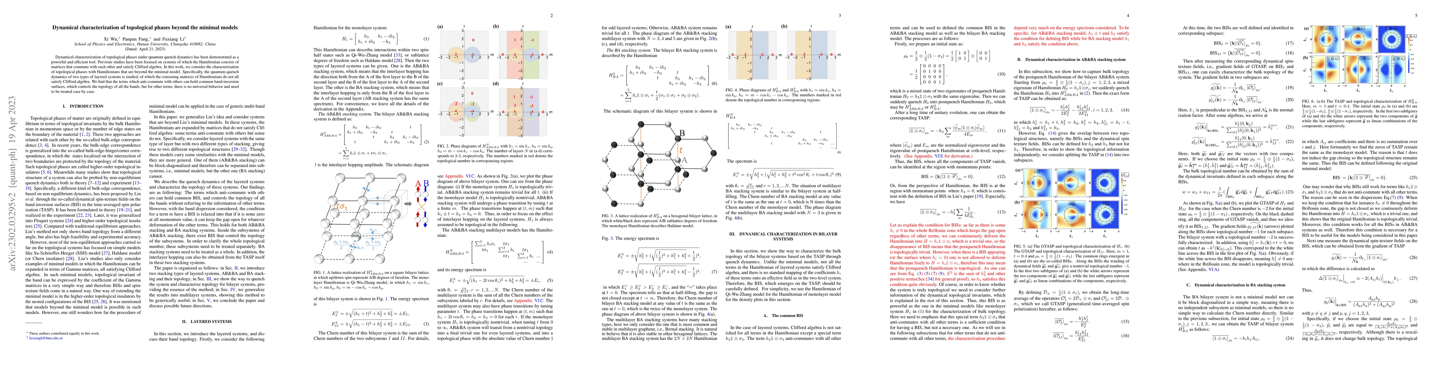 Thumbnail for Dynamical characterization of topological phases beyond the minimal
  models