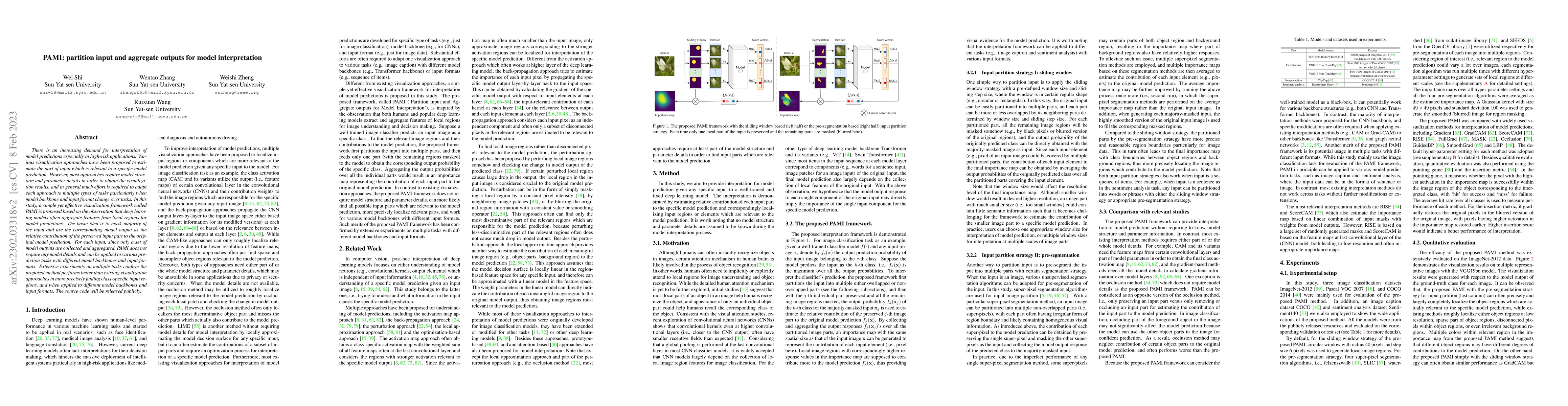 Thumbnail for PAMI: partition input and aggregate outputs for model interpretation