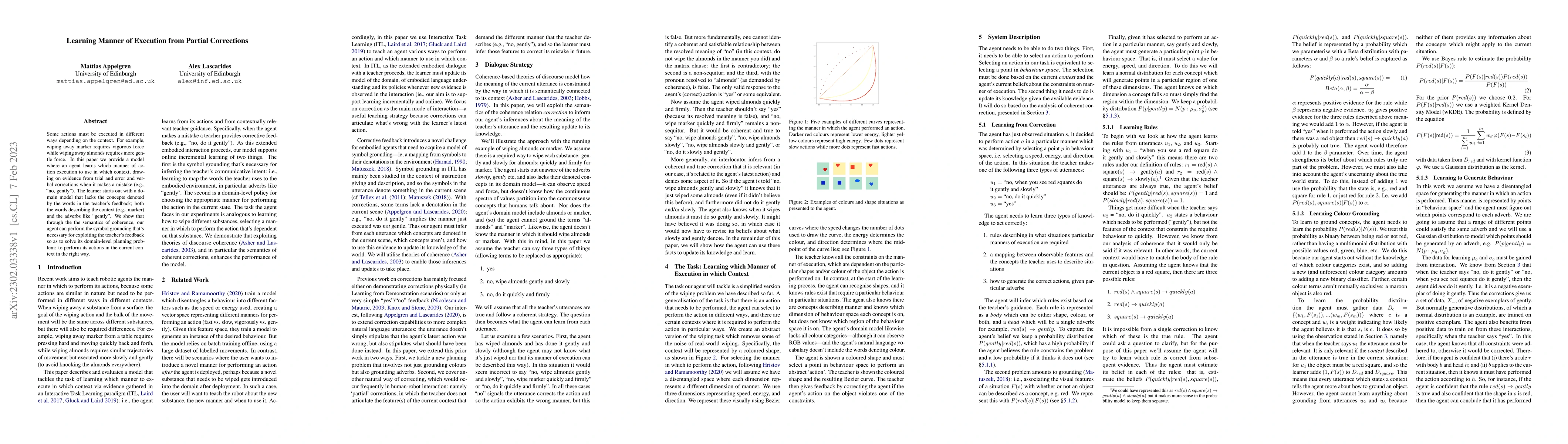 Thumbnail for Learning Manner of Execution from Partial Corrections