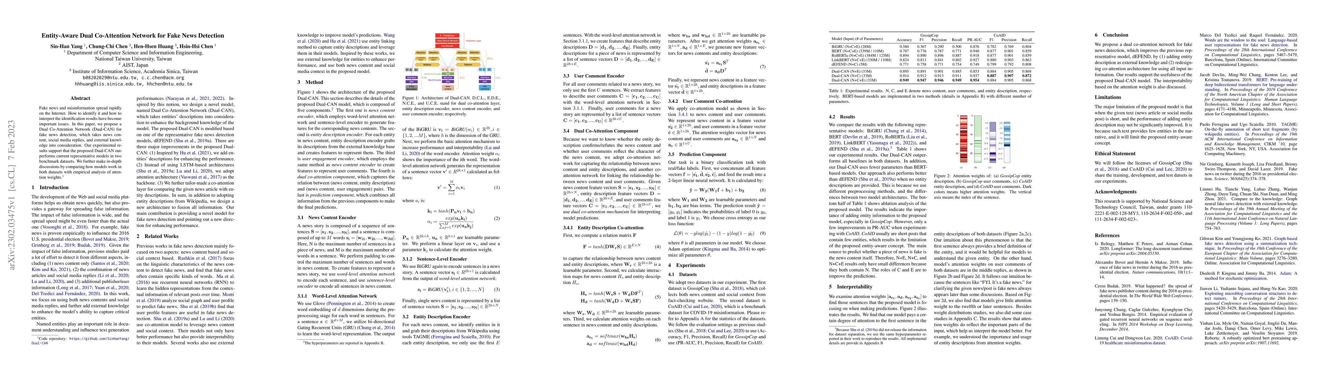 Thumbnail for Entity-Aware Dual Co-Attention Network for Fake News Detection