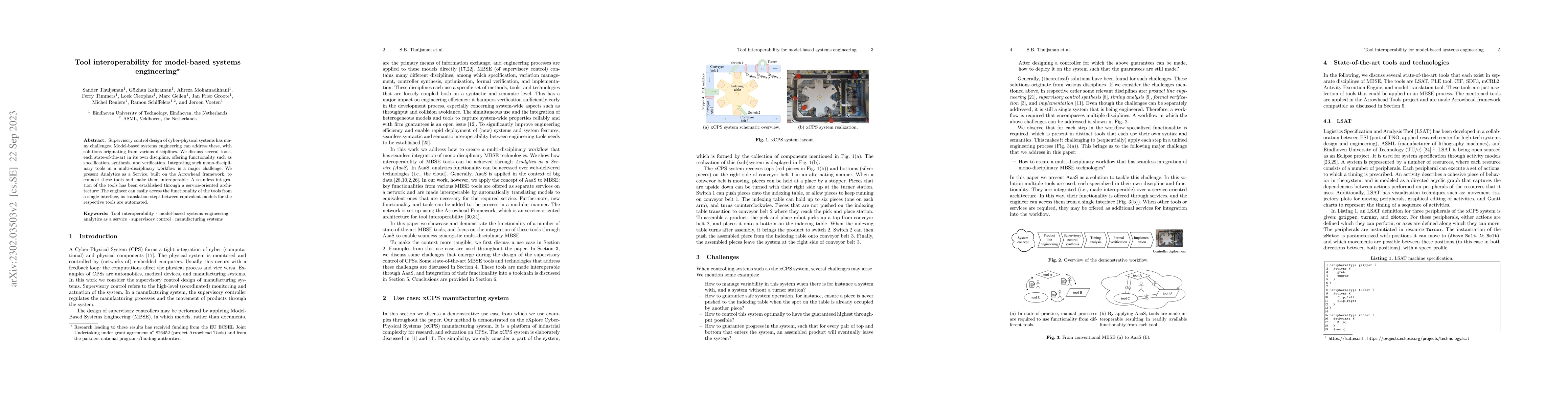 Thumbnail for Tool interoperability for model-based systems engineering