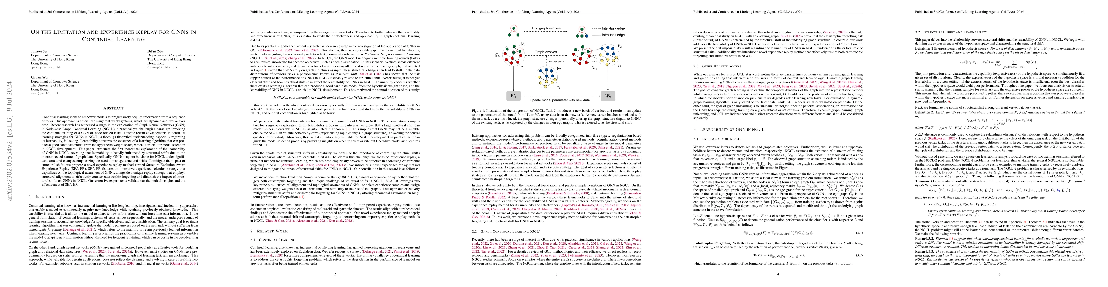 Thumbnail for On the Limitation and Experience Replay for GNNs in Continual Learning