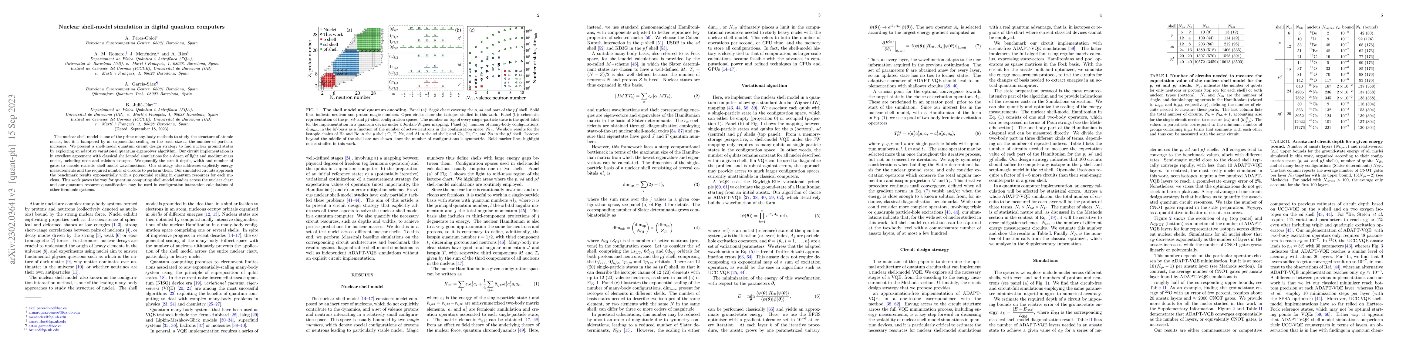Thumbnail for Nuclear shell-model simulation in digital quantum computers